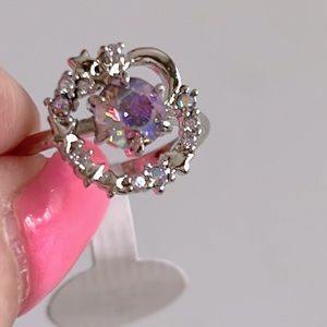 🌺HP🌺 Moon and Stars Crystal Ring sz6